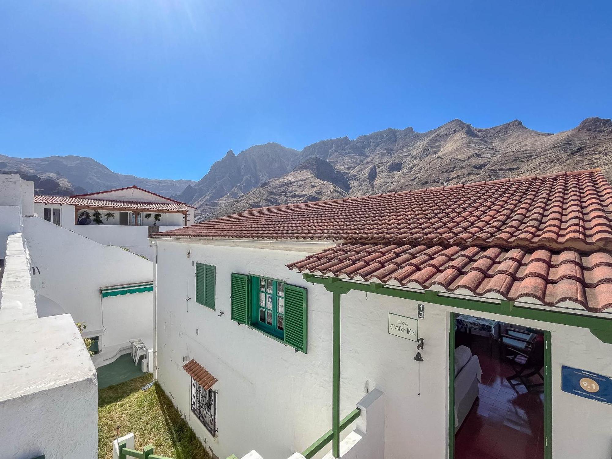 Ferienwohnung Casa Carmen Agaete Con Terraza Y Vistas Al Mar Exterior foto