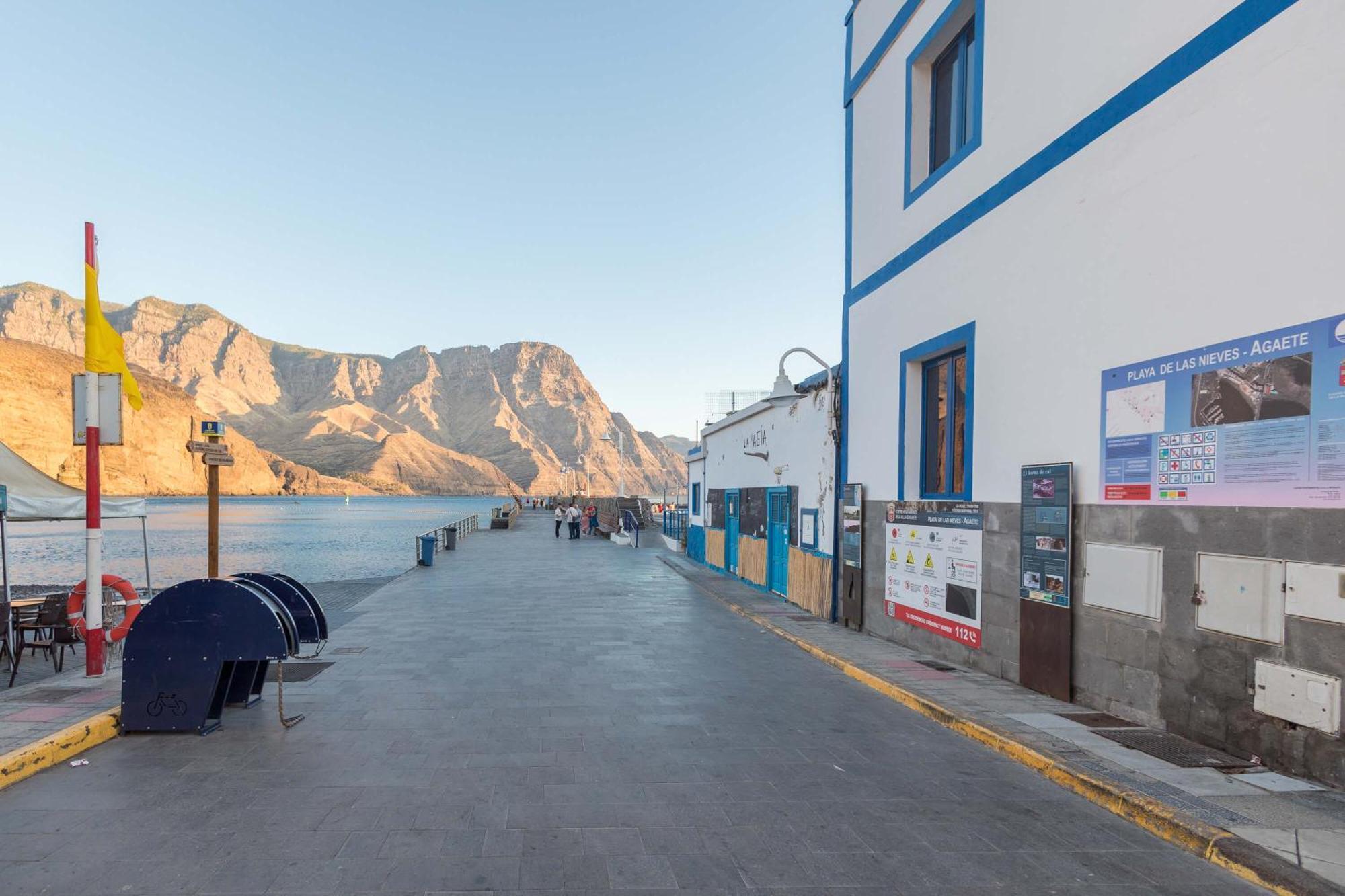 Ferienwohnung Casa Carmen Agaete Con Terraza Y Vistas Al Mar Exterior foto